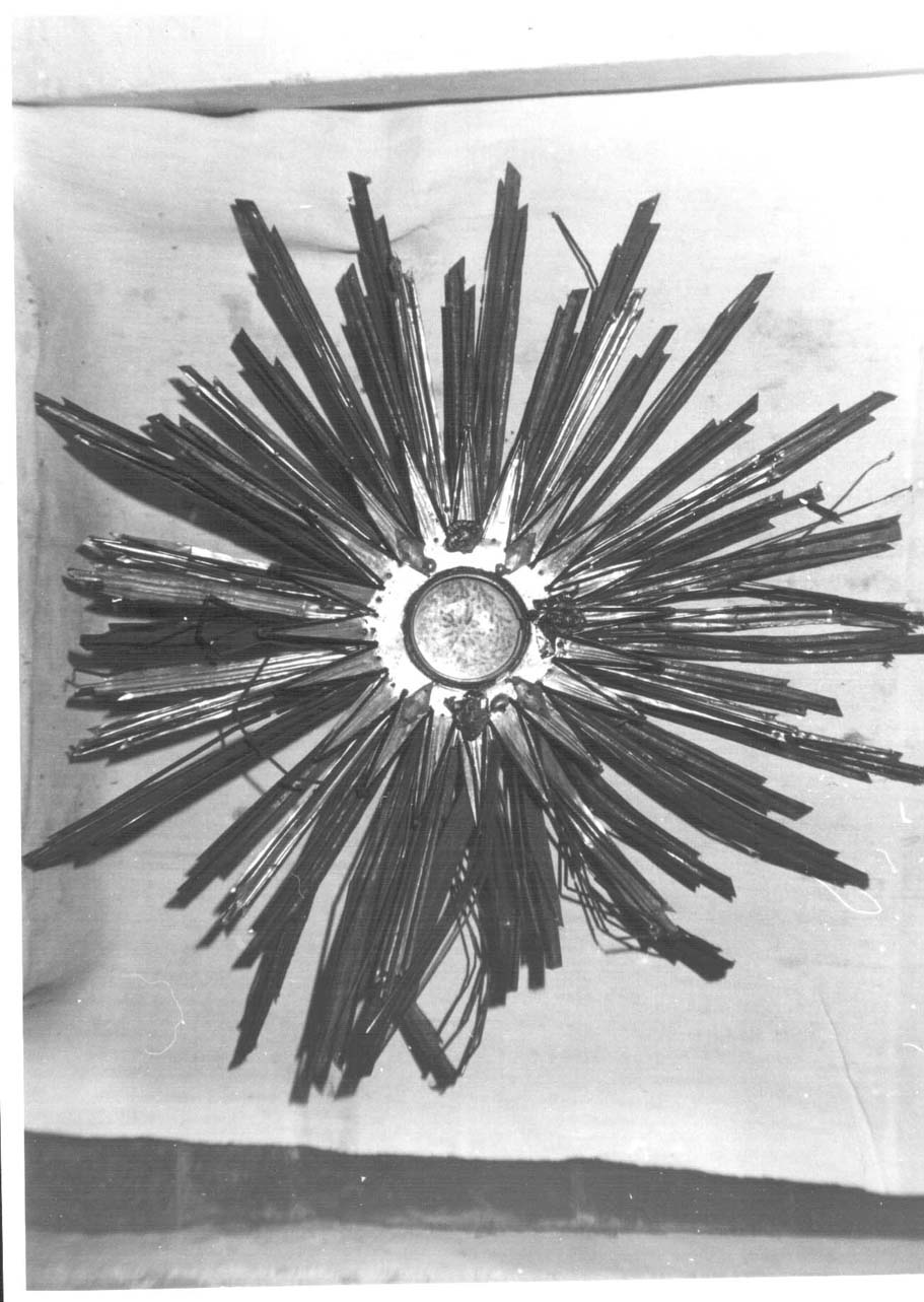 mostra d'ostensorio, opera isolata - bottega umbra (sec. XVII)