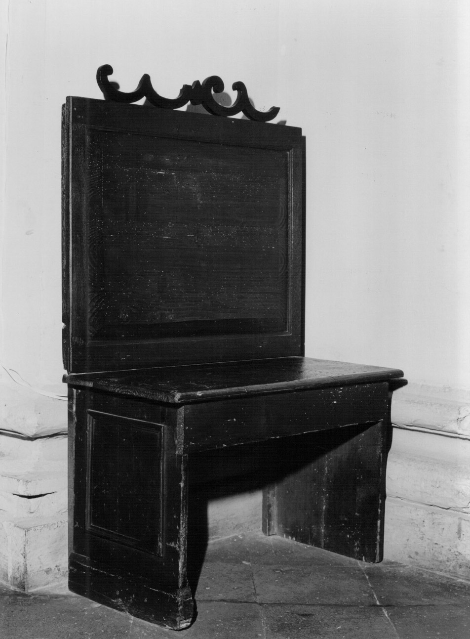 panca, coppia - bottega eugubina (sec. XIX)