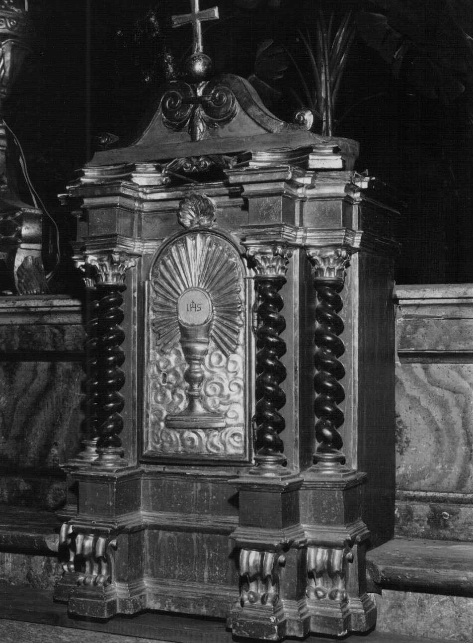 tabernacolo - a tempietto, elemento d'insieme - bottega Italia centrale (sec. XVIII)