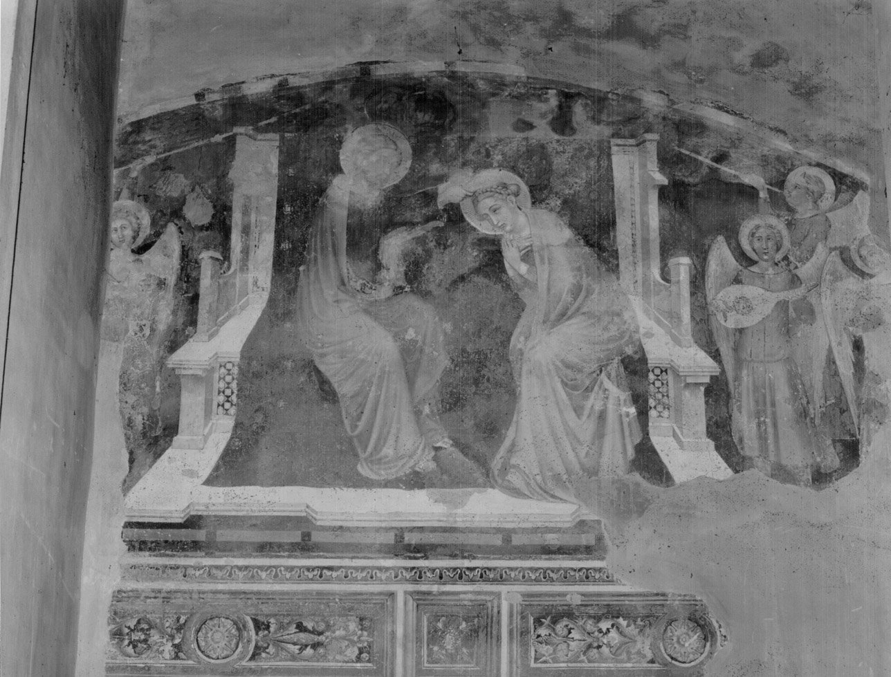 incoronazione di Maria Vergine (dipinto, ciclo) - ambito umbro (inizio sec. XV)