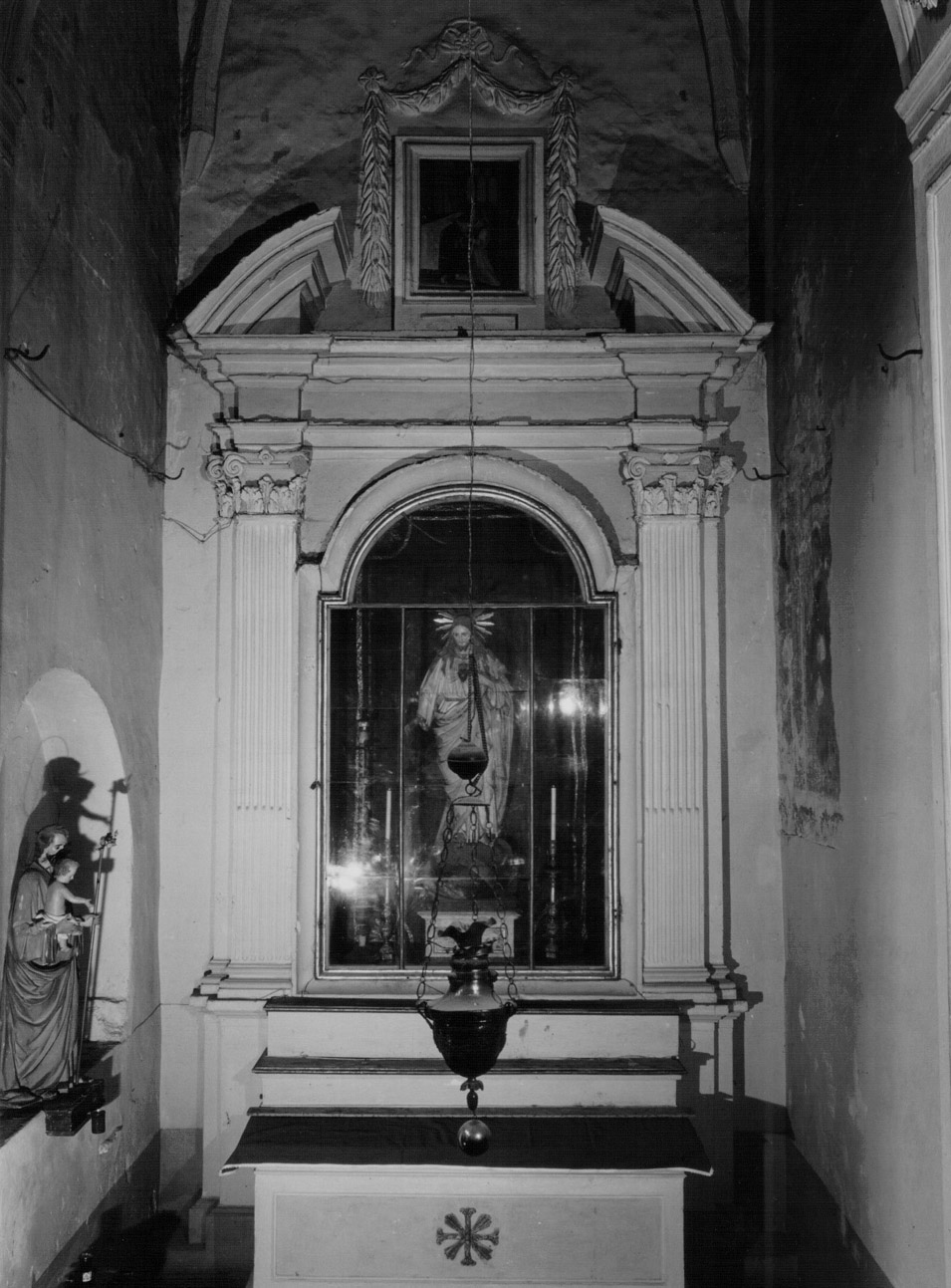 mostra d'altare, elemento d'insieme - bottega Italia centrale (terzo quarto sec. XVIII)