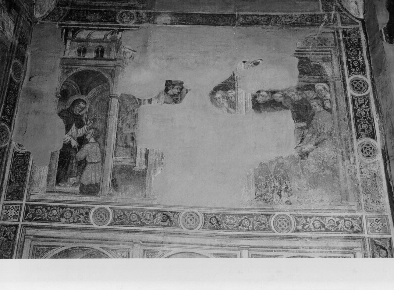 Storie della vita di San Pietro martire (dipinto, ciclo) di Nelli Ottaviano (bottega) (metà sec. XV)