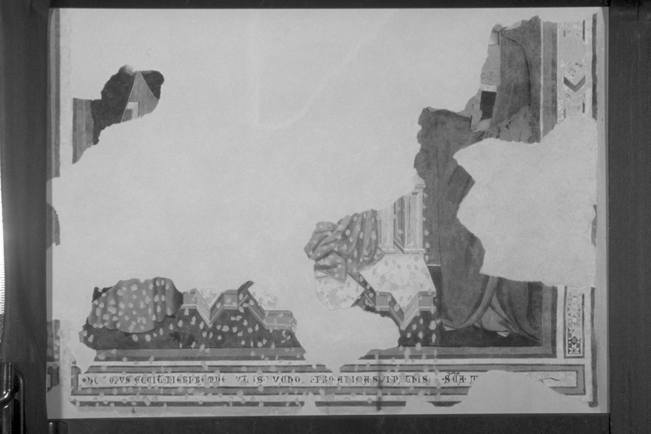 Santo (dipinto, complesso decorativo) - ambito eugubino (seconda metà sec. XIV)