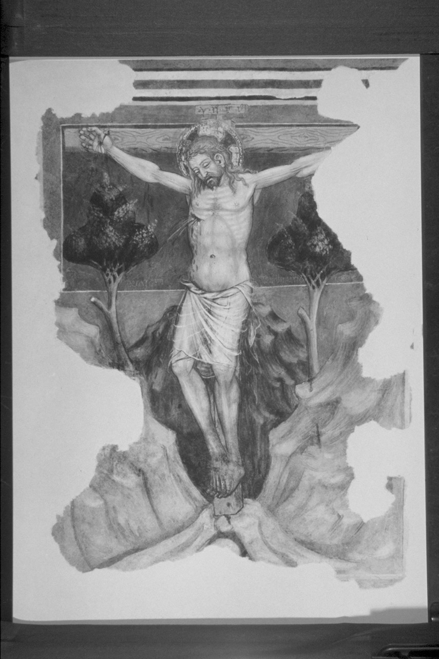 crocifissione di Cristo (dipinto, complesso decorativo) di Nelli Ottaviano (scuola) (seconda metà sec. XV)