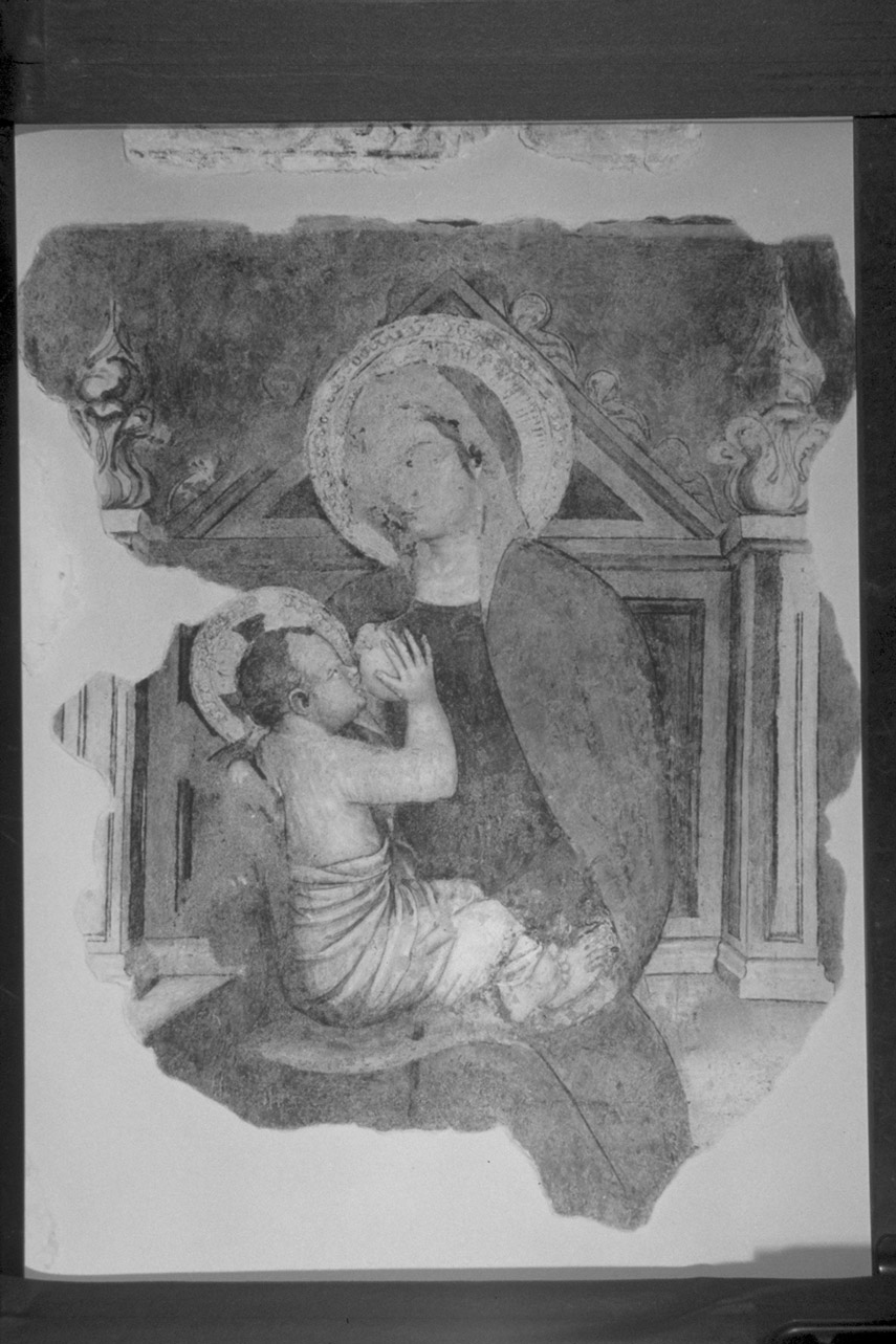 Madonna del Latte (dipinto, complesso decorativo) - ambito eugubino (seconda metà sec. XV)