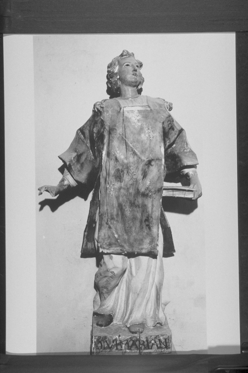San Mariano (statua, pendant) - ambito eugubino (prima metà sec. XVIII)