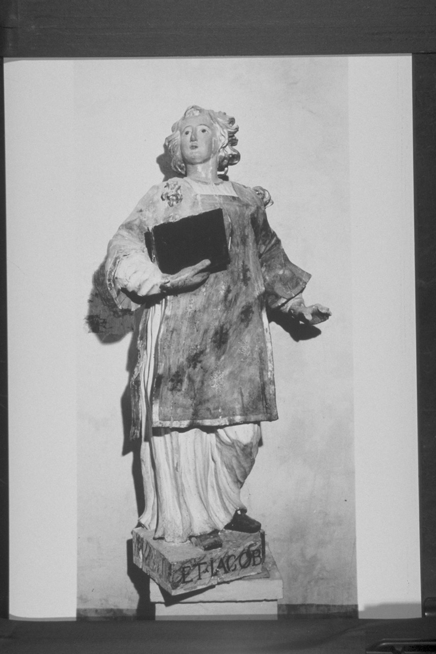 San Giacomo (statua, pendant) - ambito eugubino (prima metà sec. XVIII)