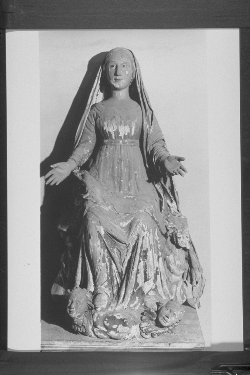 Madonna con angeli (statua, opera isolata) - ambito eugubino (sec. XV)