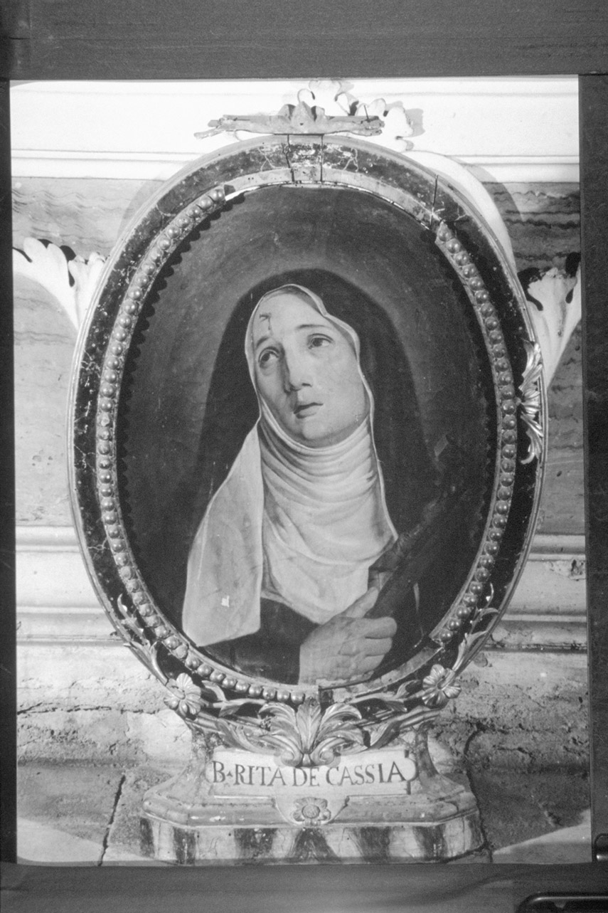 Santa Rita da Cascia (quadro d'altare, opera isolata) - ambito eugubino (sec. XIX)