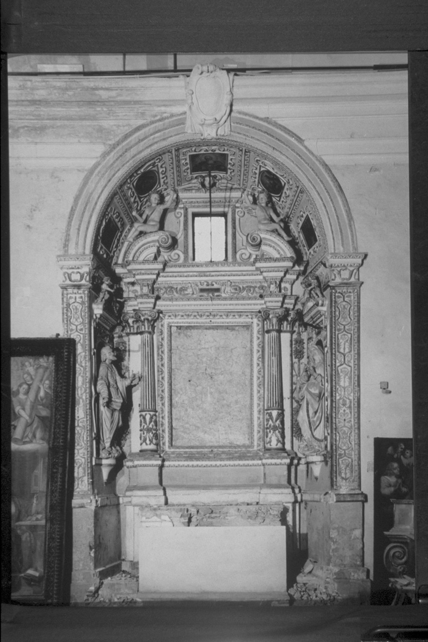 altare, complesso decorativo - bottega eugubina (sec. XVII)