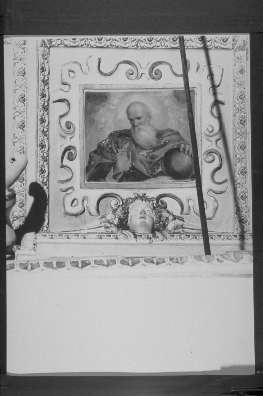 Dio Padre benedicente (dipinto, elemento d'insieme) - ambito eugubino (sec. XVII)