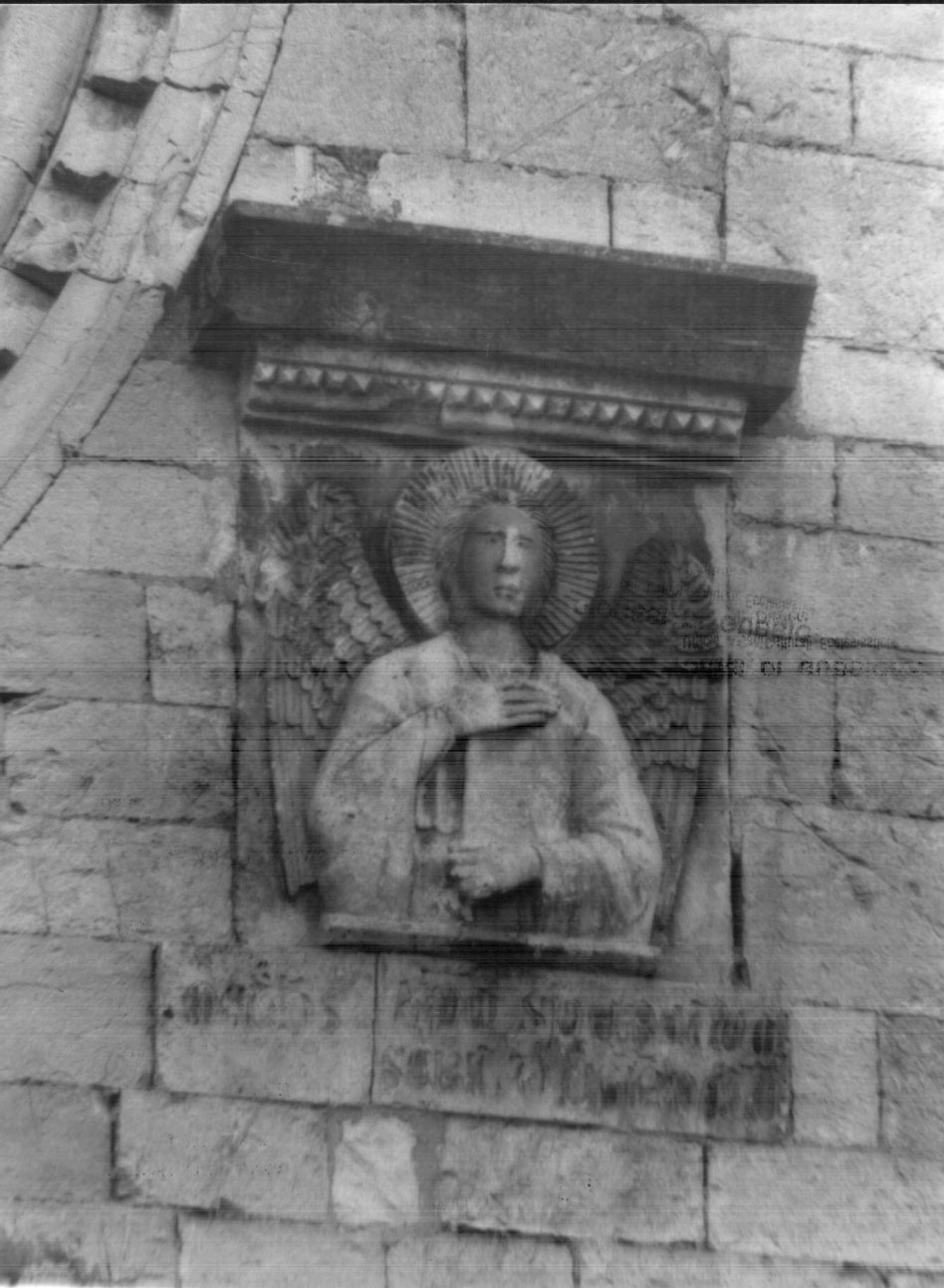 simbolo di San Matteo: figura umana (scultura, elemento d'insieme) - bottega eugubina (sec. XII)