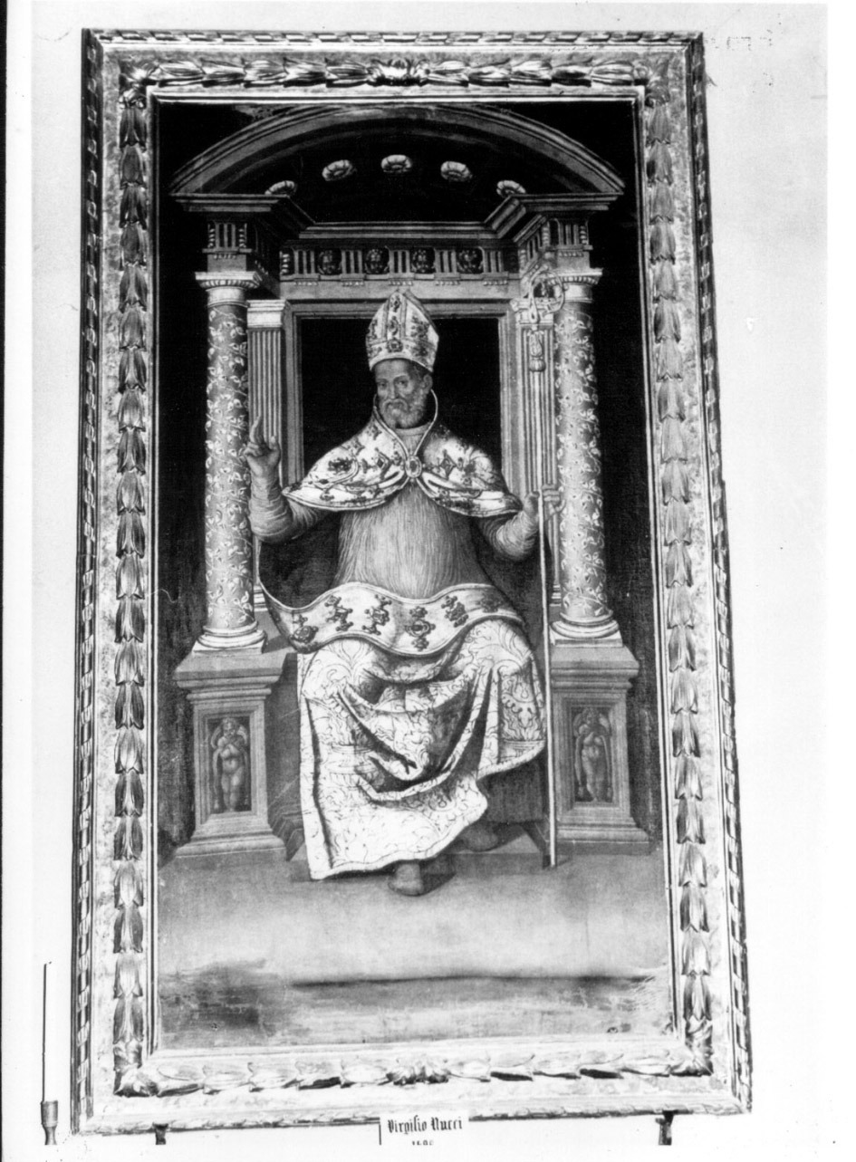 Sant'Ubaldo (dipinto, opera isolata) di Nucci Benedetto (attribuito) (metà sec. XVI)