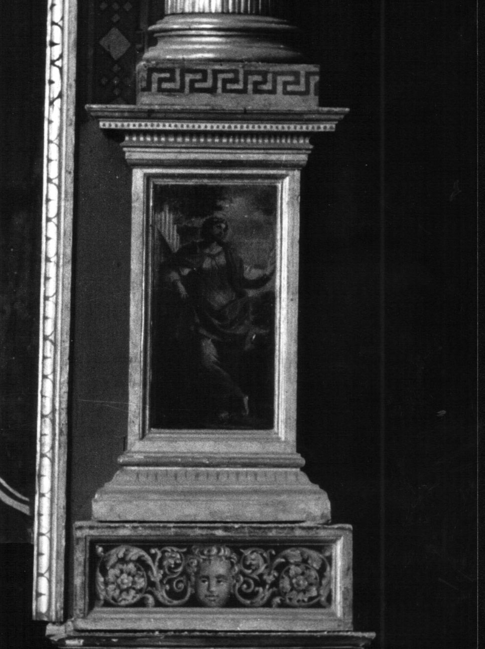 Santa Cecilia patrona della musica (dipinto, elemento d'insieme) - ambito Italia centrale (secondo quarto sec. XIX)