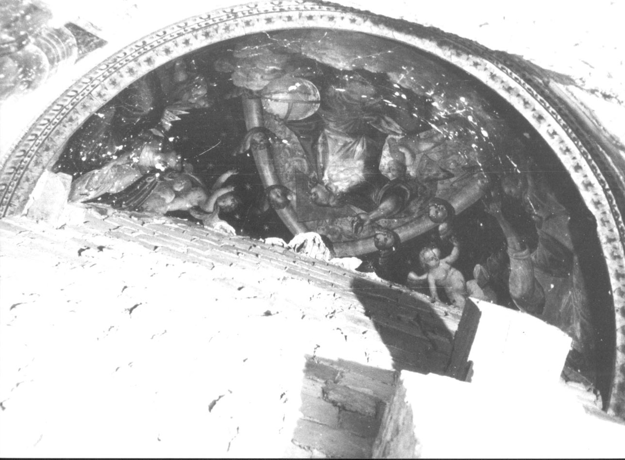 Dio Padre e angeli (dipinto, elemento d'insieme) di Viti Timoteo (primo quarto sec. XVI)