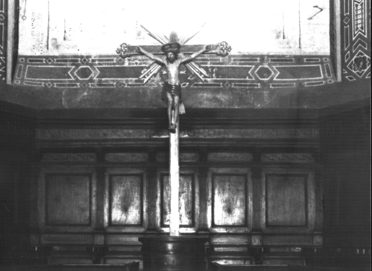 Cristo crocifisso (crocifisso, opera isolata) - ambito Italia centrale (sec. XVII)