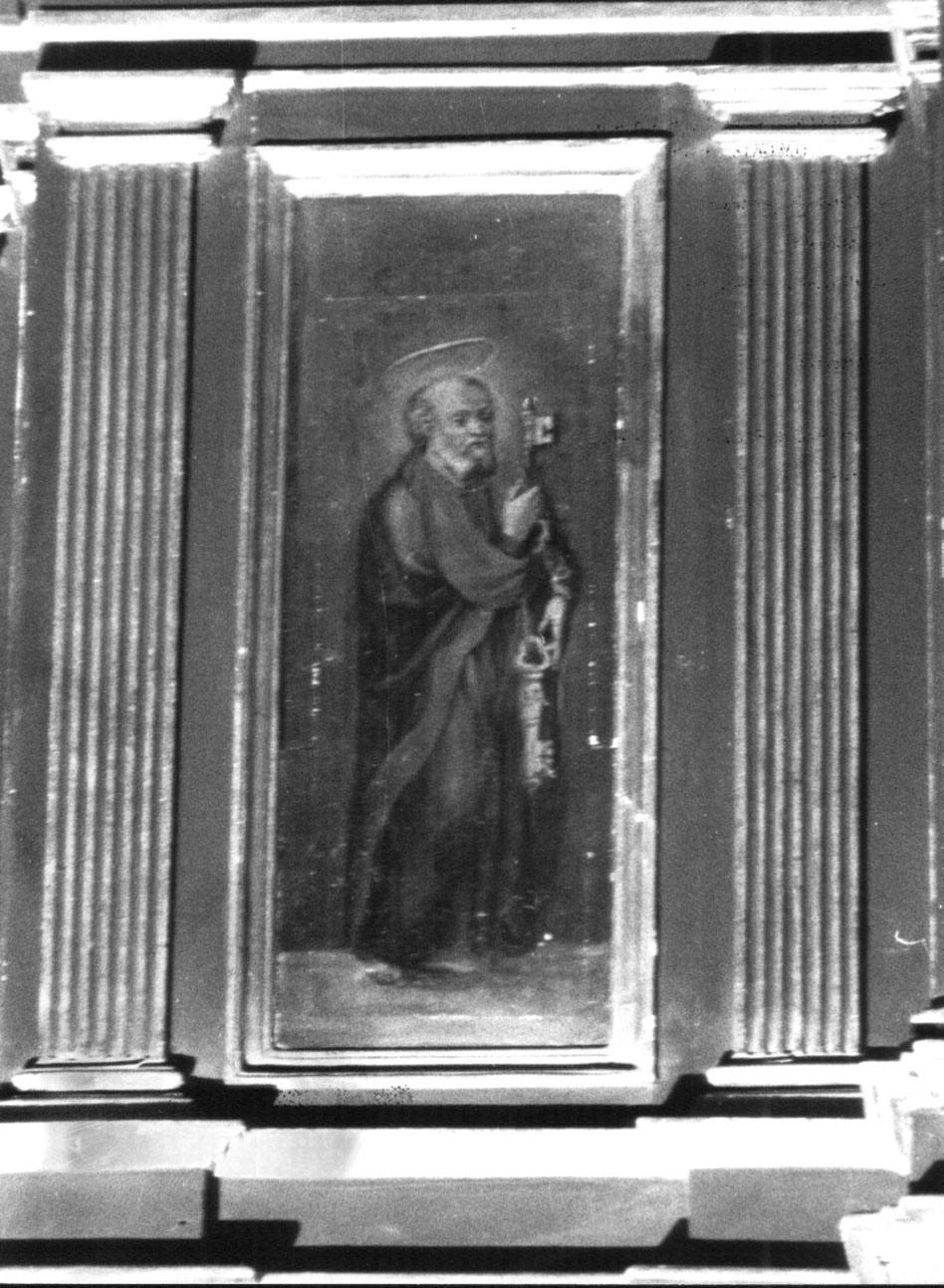San Pietro (dipinto, elemento d'insieme) di Nucci Benedetto, Baldinacci Pietro Paolo (metà sec. XVI)