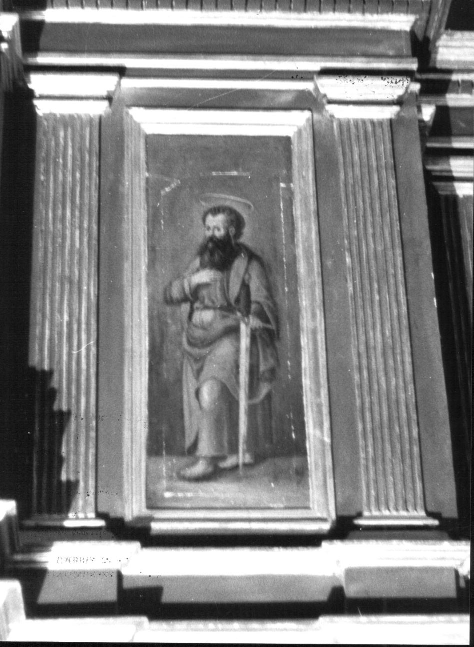 San Paolo (dipinto, elemento d'insieme) di Nucci Benedetto, Baldinacci Pietro Paolo (metà sec. XVI)