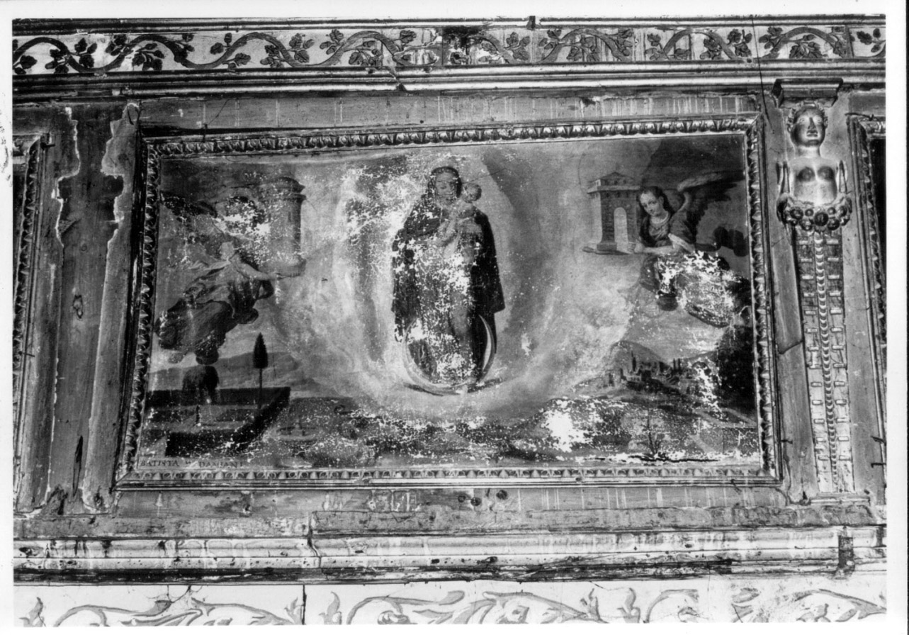 Madonna Immacolata (dipinto, elemento d'insieme) di Damiani Felice (e aiuti) (inizio sec. XVII)