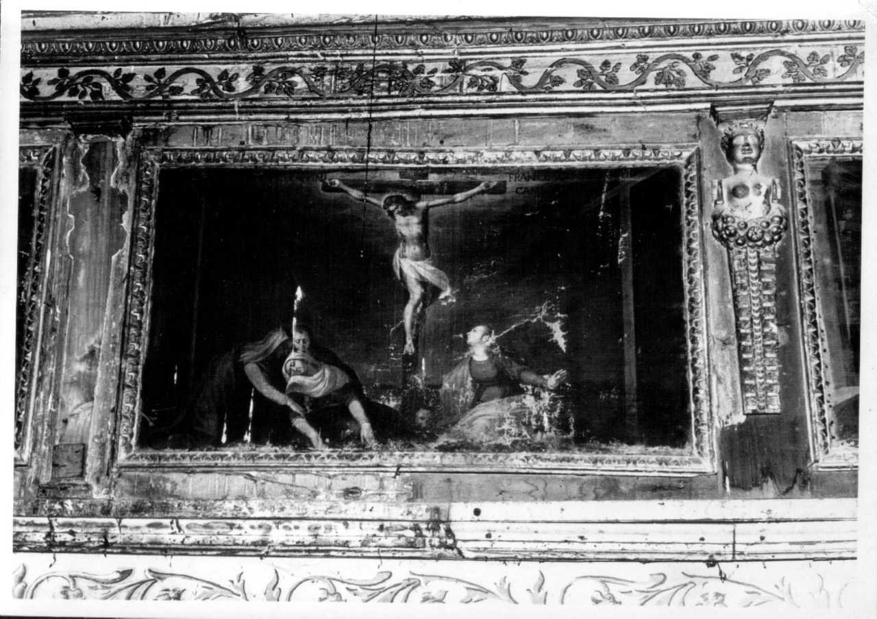 Cristo crocifisso (dipinto, elemento d'insieme) di Damiani Felice (e aiuti) (inizio sec. XVII)