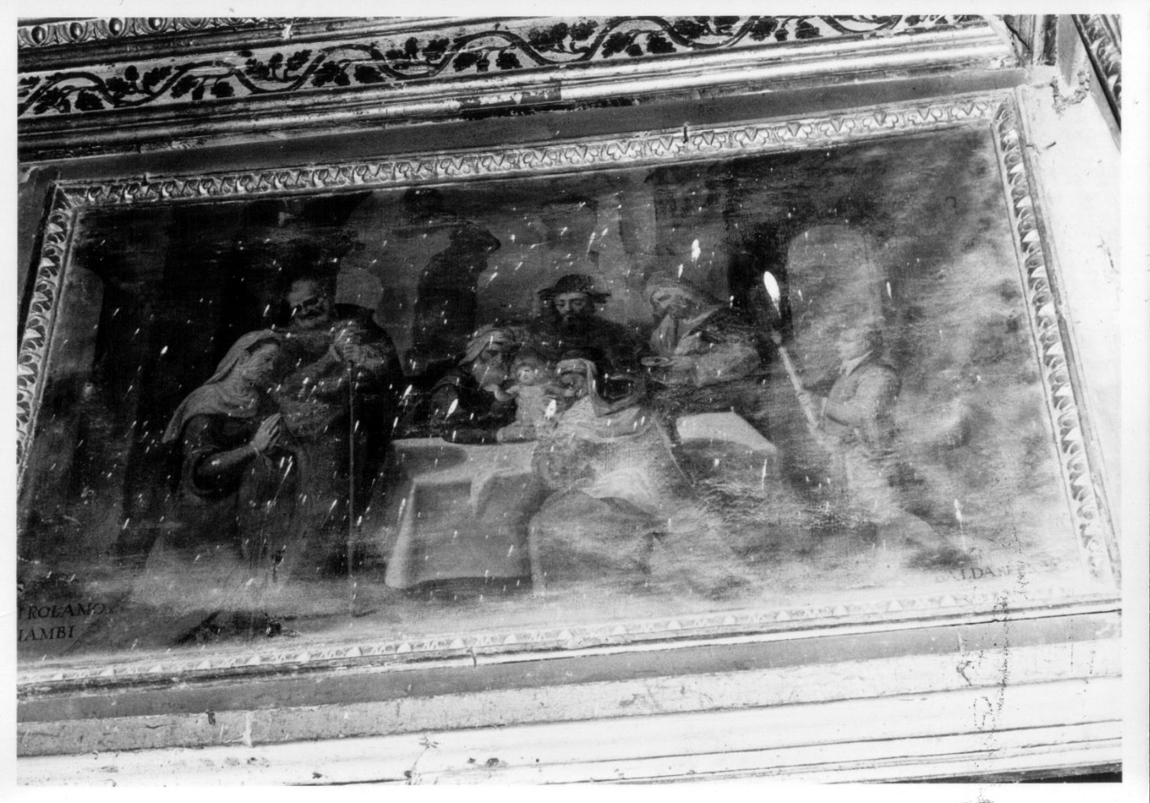 circoncisione di Gesù Bambino (dipinto, elemento d'insieme) di Damiani Felice (e aiuti) (inizio sec. XVII)