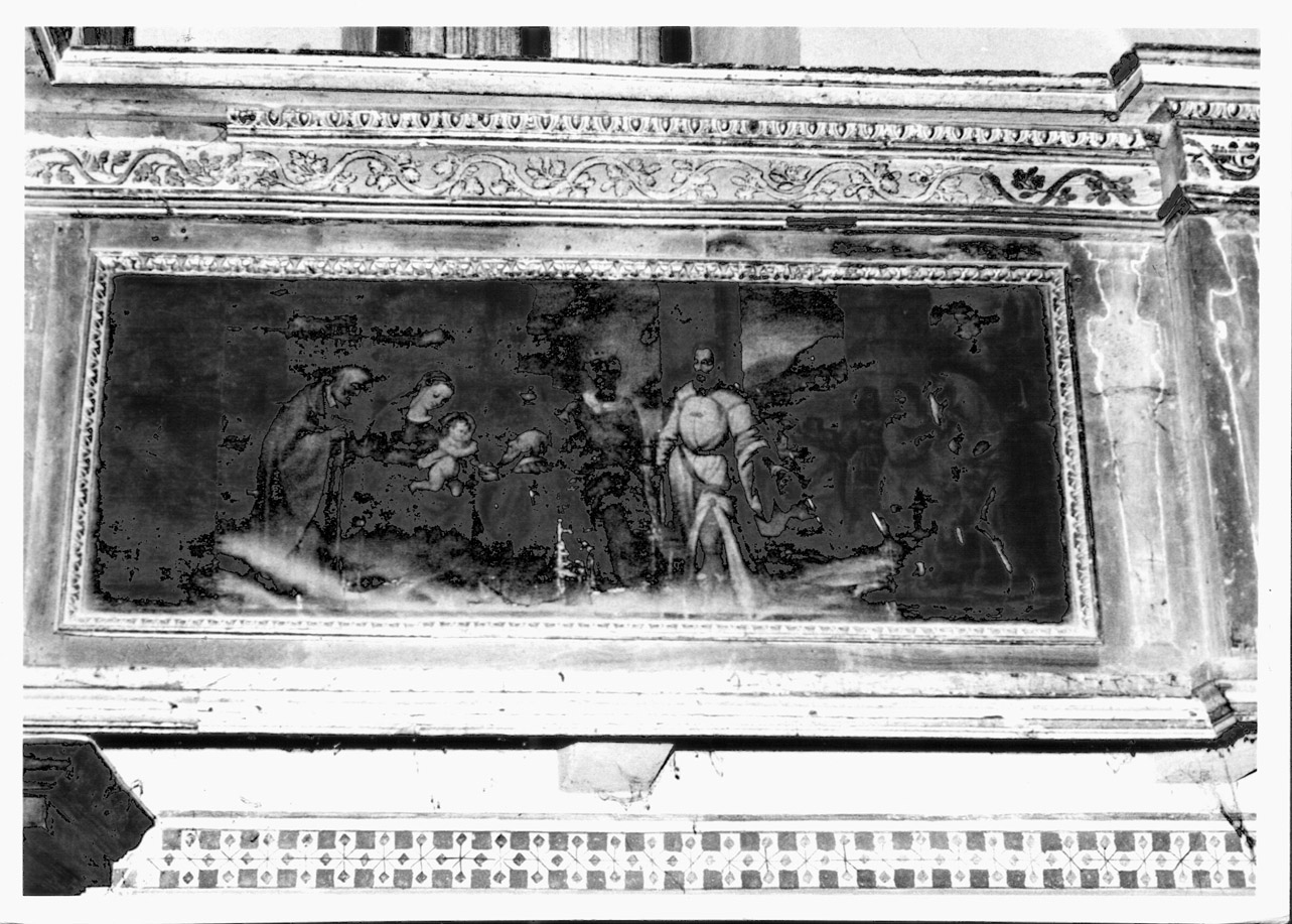 adorazione dei Re Magi (dipinto, elemento d'insieme) di Damiani Felice (e aiuti) (inizio sec. XVII)