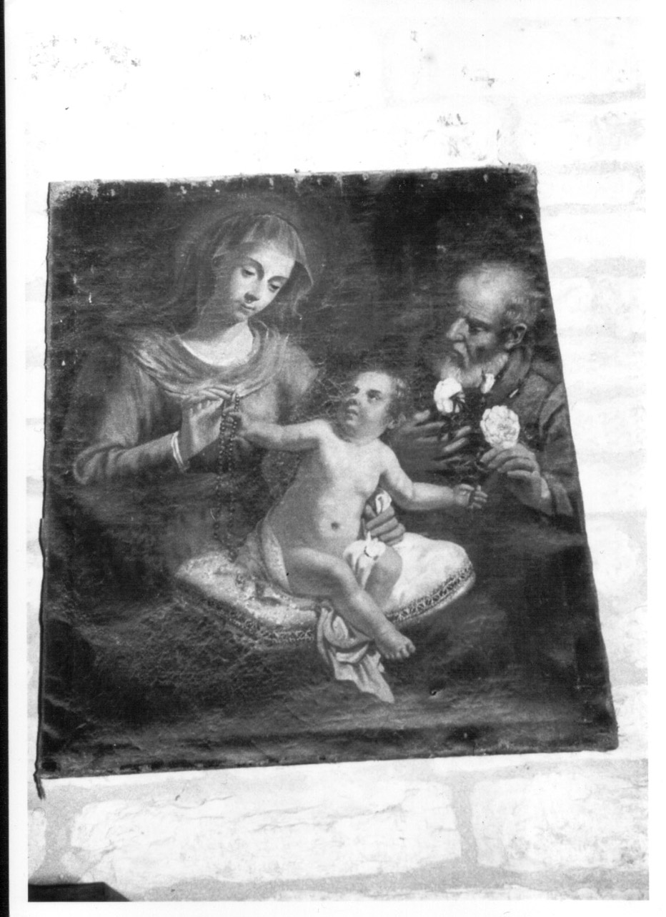 Sacra Famiglia (dipinto, opera isolata) di Guerrieri Giovanni Francesco (attribuito) (secondo quarto sec. XVII)