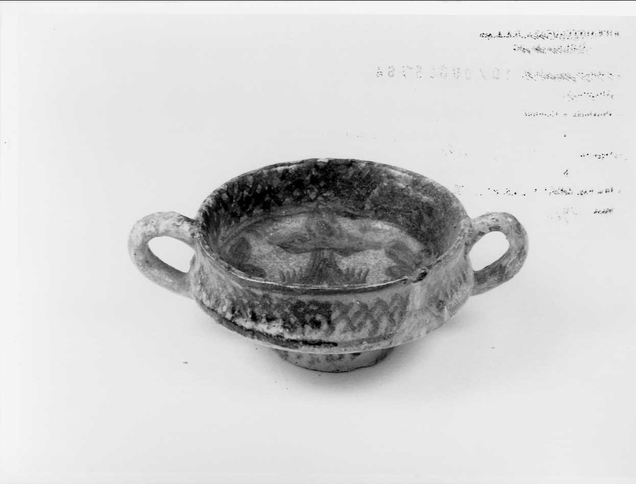 ciotola, opera isolata - bottega italiana (seconda metà sec. XV)