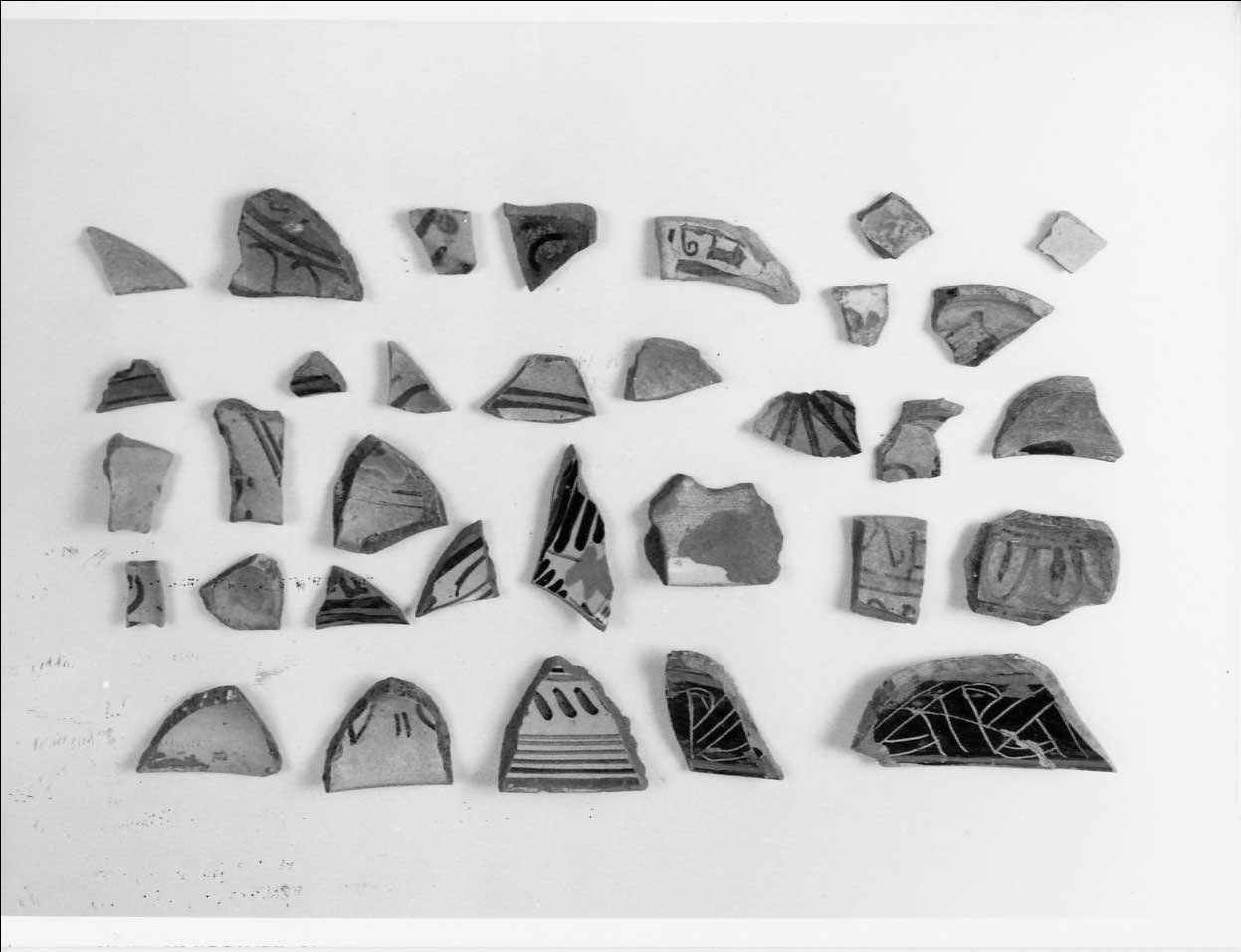 ciotola, frammento - bottega Italia centrale (seconda metà sec. XV)