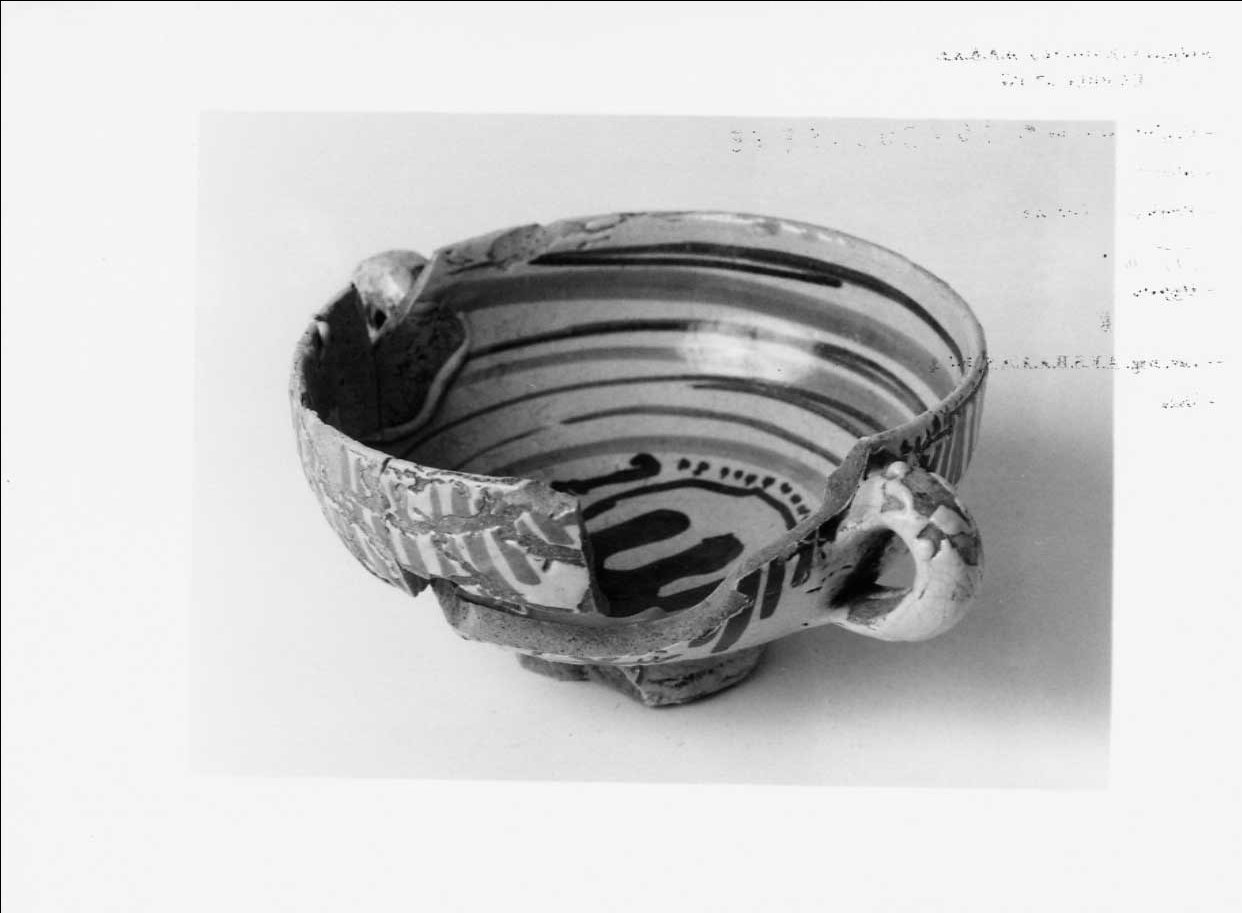 ciotola, opera isolata - bottega italiana (seconda metà sec. XV)