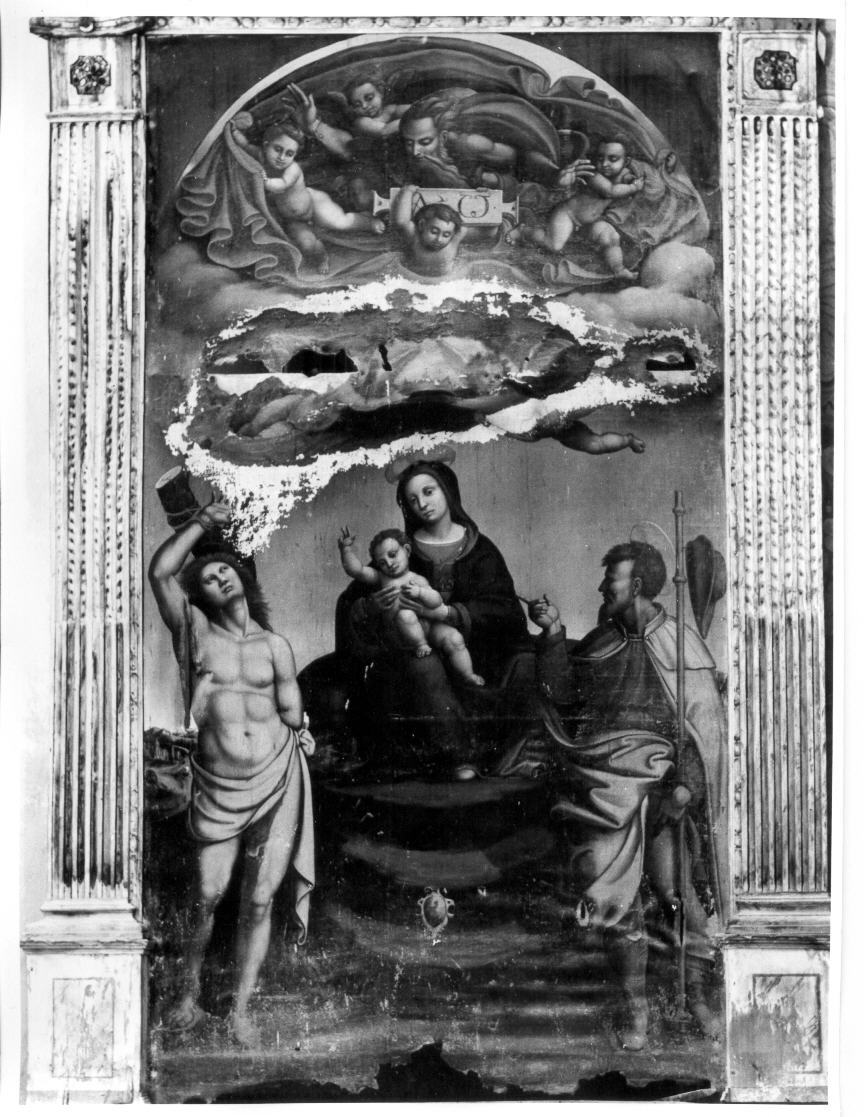 Madonna con Bambino e Santi (dipinto) - ambito italiano (prima metà sec. XVI)