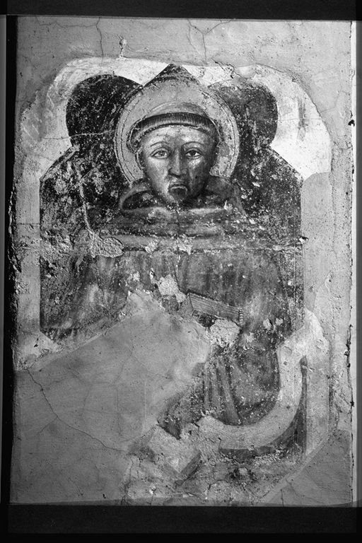 santo (dipinto, elemento d'insieme) di Benedetto di Bindo (attribuito) (primo quarto sec. XV)