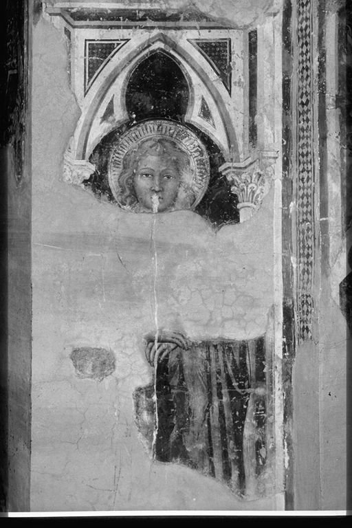 santo (dipinto, elemento d'insieme) di Benedetto di Bindo (attribuito) (primo quarto sec. XV)
