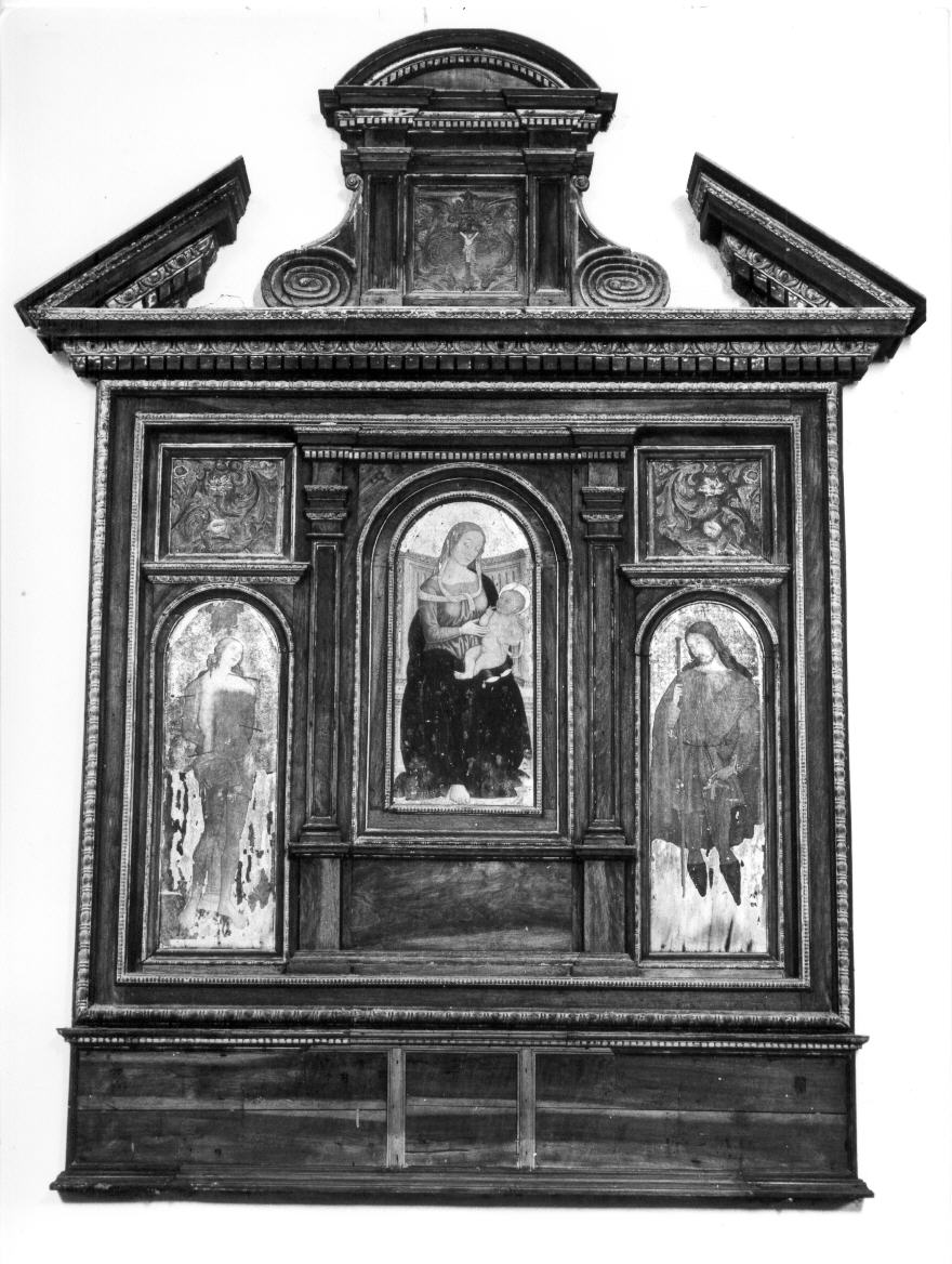 Madonna con Bambino e Santi (polittico, insieme) - ambito umbro, bottega Italia centrale (prima metà sec. XVI, sec. XVII)