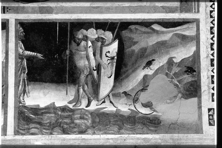 storie della vita di San Lorenzo (dipinto, elemento d'insieme) - ambito umbro (seconda metà, seconda metà sec. XIV, sec. XIV)