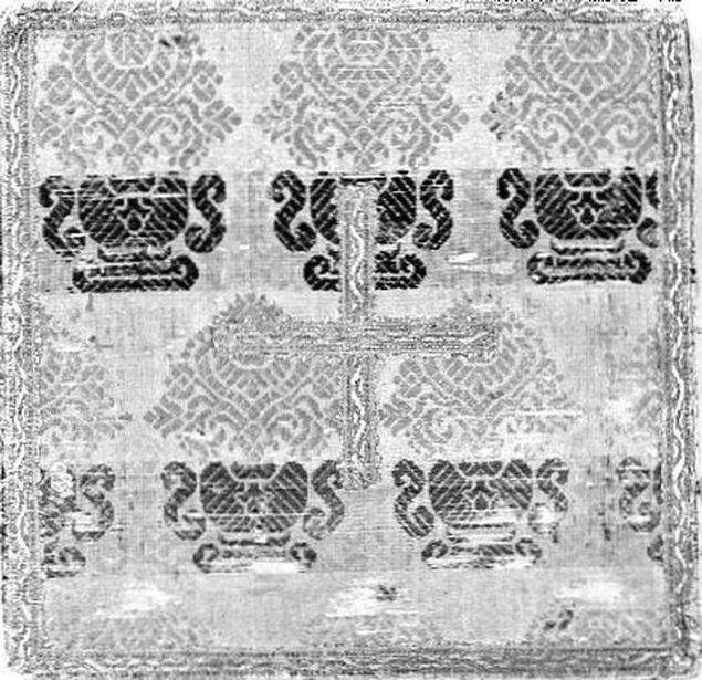 borsa del corporale, opera isolata - manifattura dell'Italia centrale (metà sec. XVII)