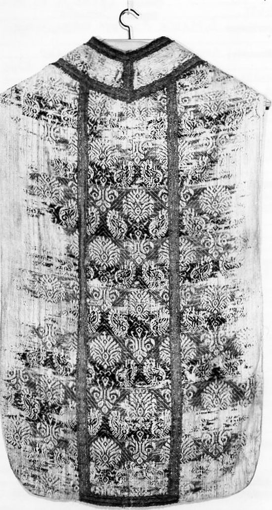 pianeta, opera isolata - manifattura umbra (prima metà sec. XVII)