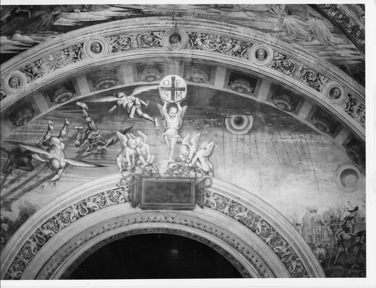 Il Finimondo (dipinto, complesso decorativo) di Signorelli Luca (e aiuti) (sec. XVI)