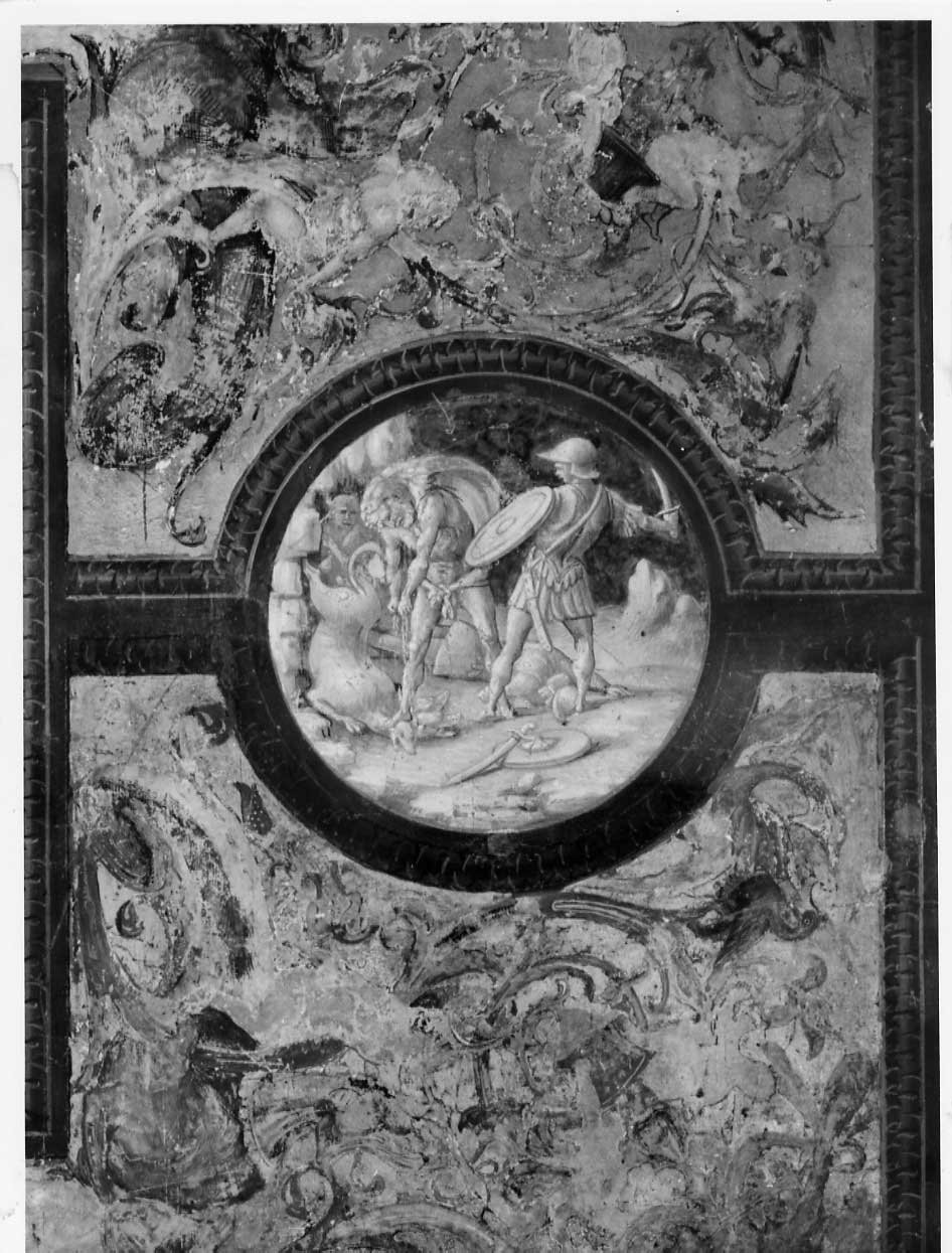 La liberazione di Teseo (dipinto, complesso decorativo) di Signorelli Luca (e aiuti) (sec. XVI)