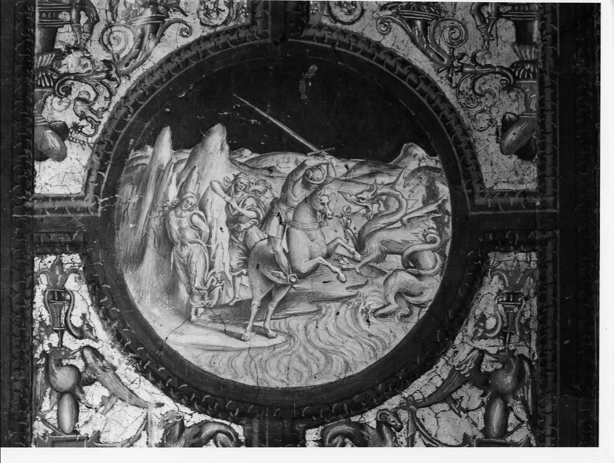 La liberazione di Andromeda (dipinto, complesso decorativo) di Signorelli Luca (e aiuti) (sec. XVI)