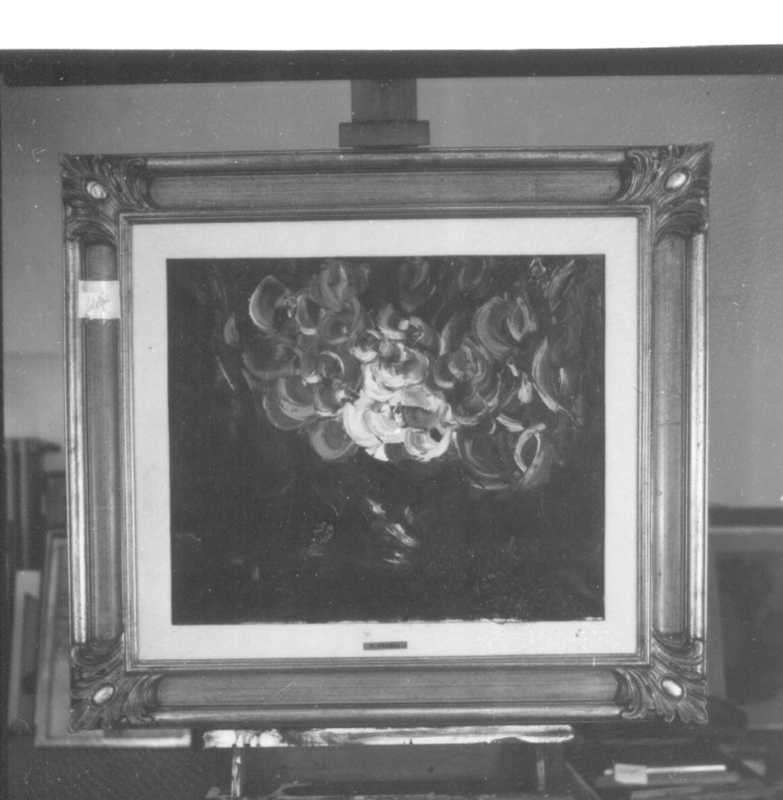 vaso con fiori (dipinto, opera isolata) di Sgarzi G (terzo quarto sec. XX)