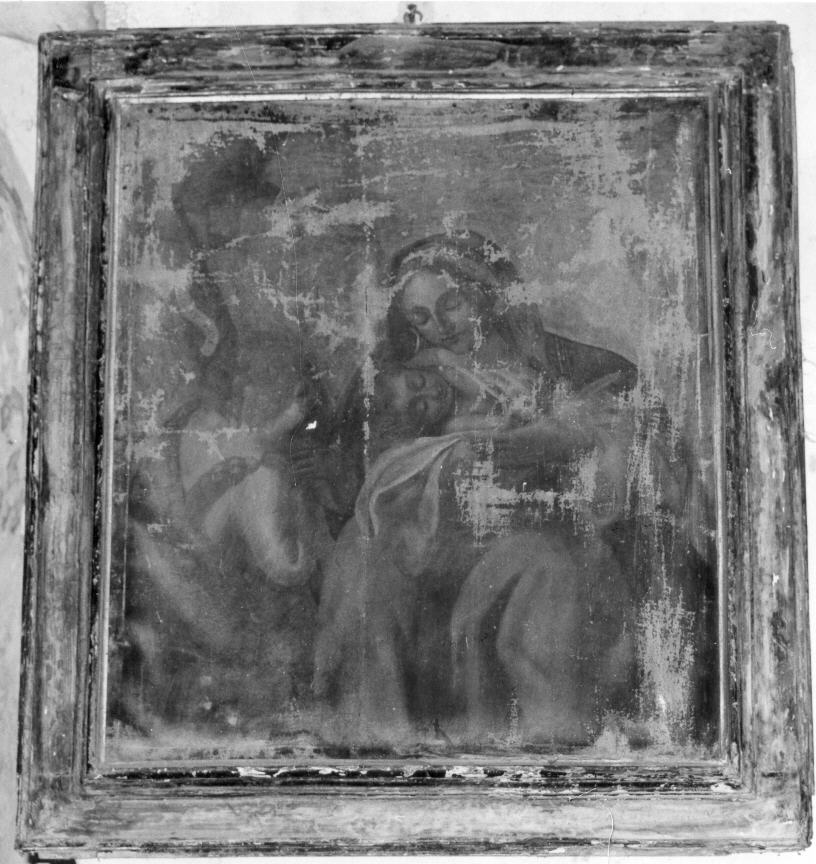 Madonna con Bambino e San Giovannino (dipinto) - ambito italiano (sec. XVII)