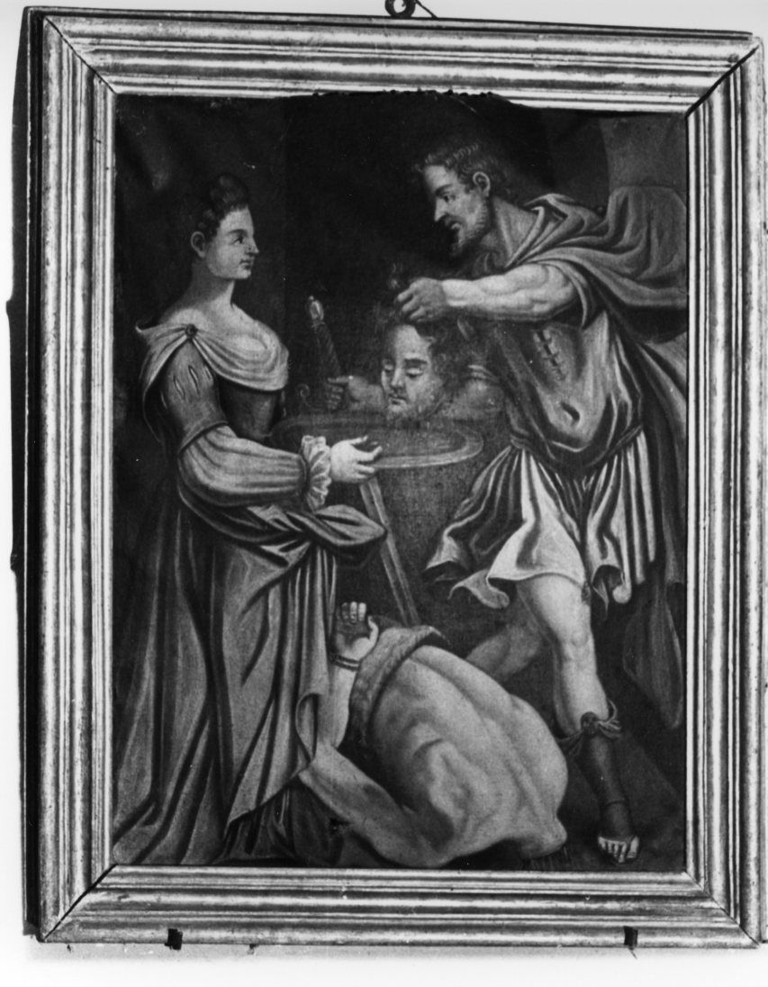 decapitazione di San Giovanni Battista (dipinto, opera isolata) - bottega umbra (fine sec. XVII)