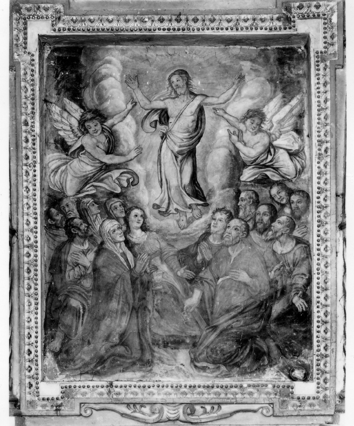 ascensione di Cristo (dipinto, elemento d'insieme) - ambito umbro (seconda metà sec. XVI)