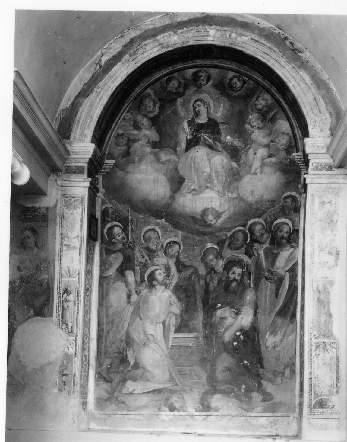assunzione della Madonna (dipinto, opera isolata) - ambito umbro (inizio sec. XVII)