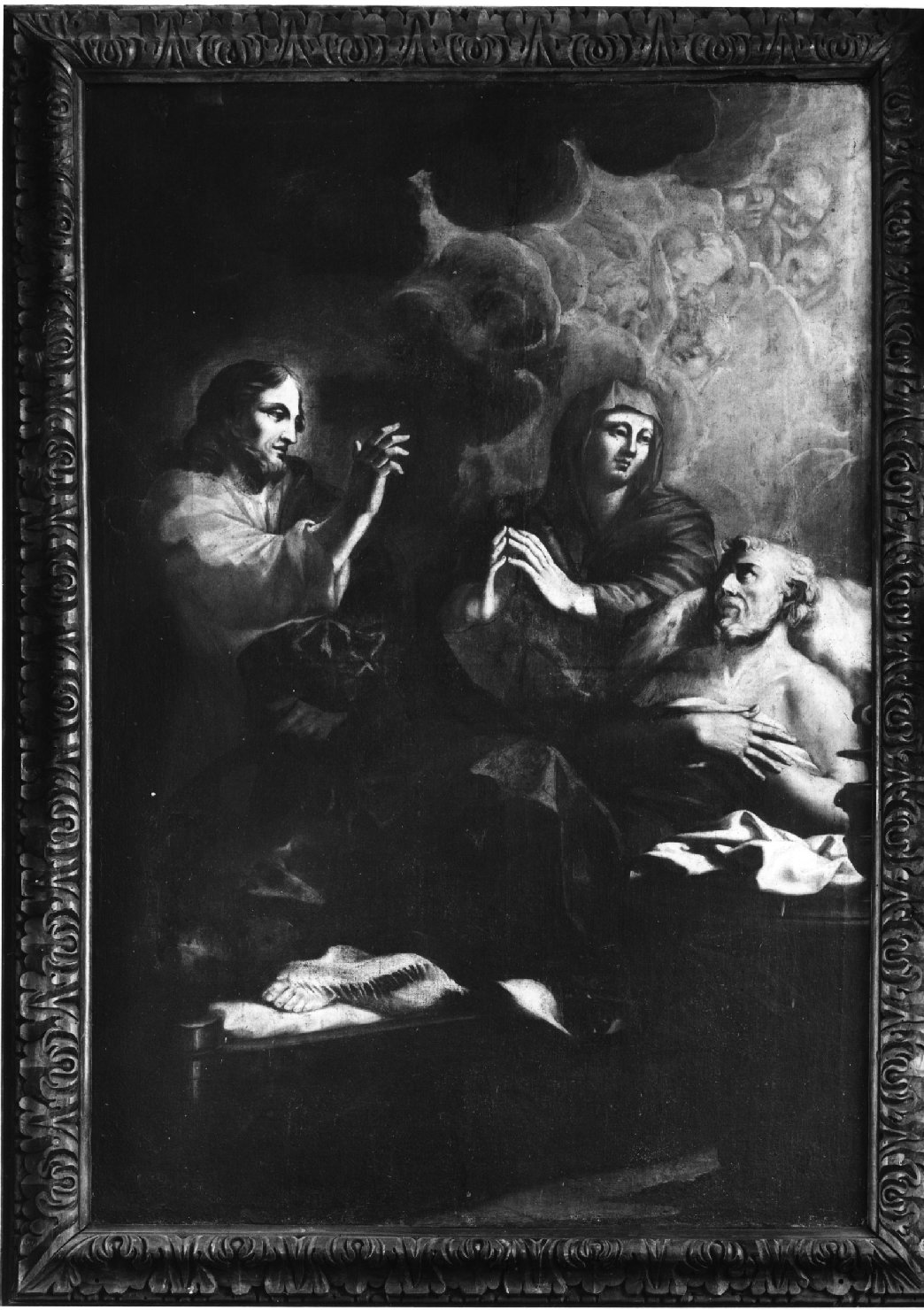 morte di San Giuseppe (dipinto, elemento d'insieme) - produzione umbra (sec. XVII)