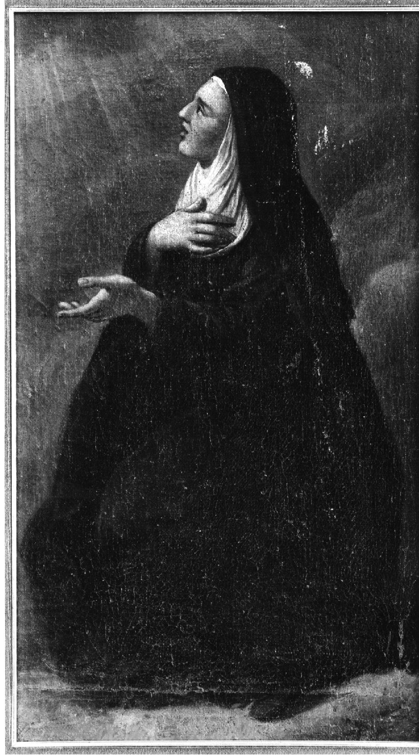 santa Monaca (dipinto, coppia) - produzione umbra (sec. XVIII)