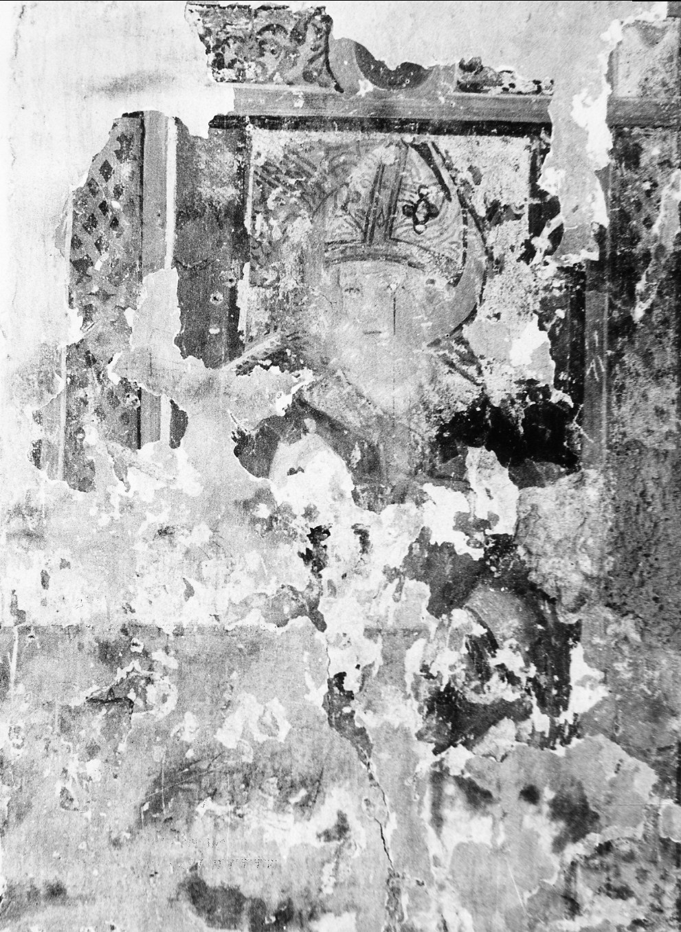 San Biagio (dipinto, frammento) - ambito umbro (sec. XV)
