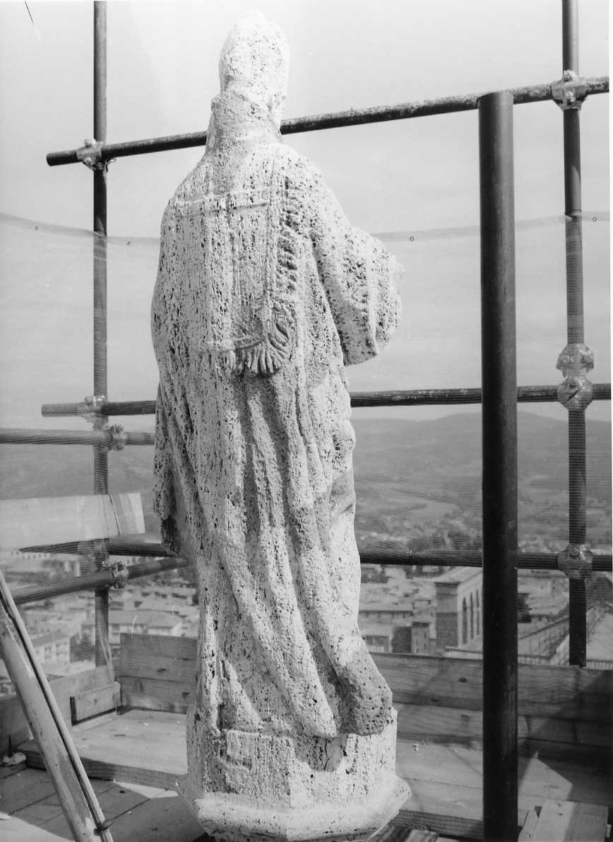 San Costanzo (statua anatomica, complesso decorativo) di Pacetti Vincenzo (fine sec. XVIII)