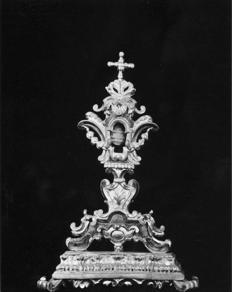 reliquiario - a ostensorio, opera isolata - bottega italiana (fine/inizio secc. XVIII/ XIX)